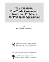 The ASEAN-EU Free Trade Agreement: Issues and Problems for Philippine Agriculture