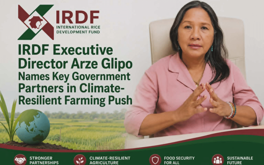 IRDF Executive Director Arze Glipo Names Key Government Partners in Climate-Resilient Farming Push